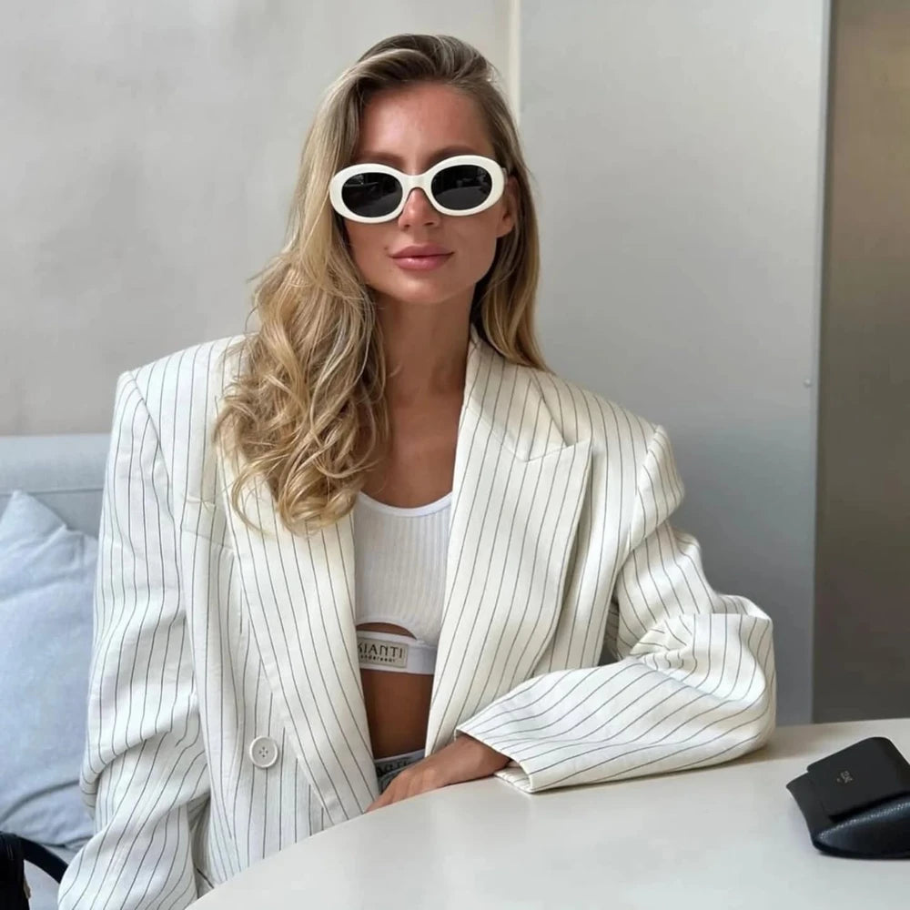 Retro Oval Sunglasses