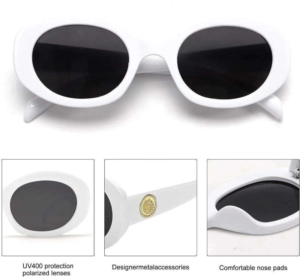 Retro Oval Sunglasses