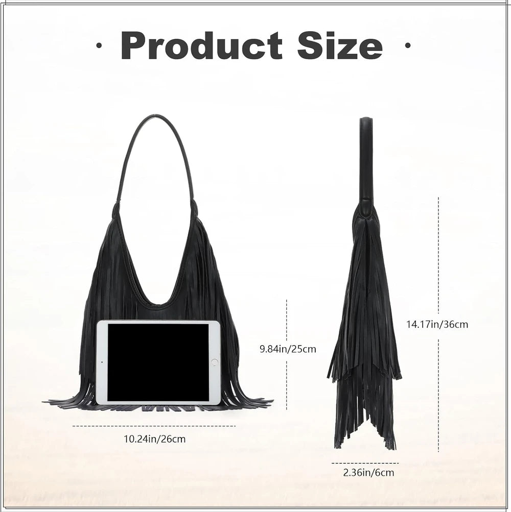 Vintage Fringe Hobo Purse