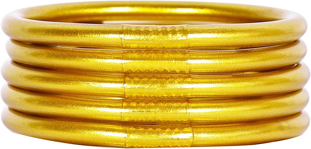 Glitter Jelly Bangle Set