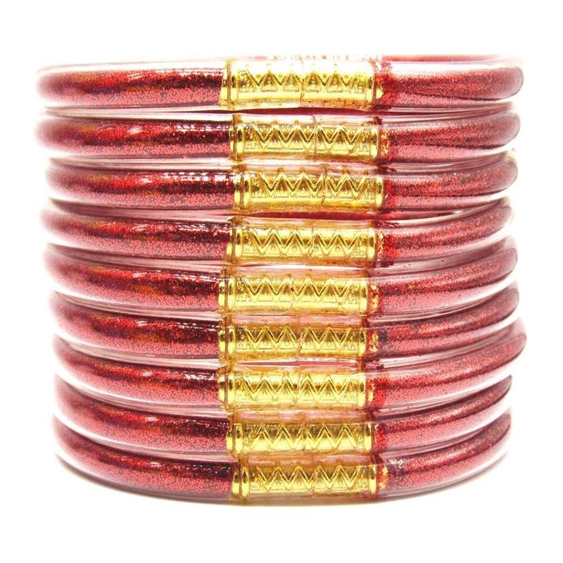 9-Piece Jelly Bangle Bracelets for Women, Trendy Solid Hue Bracelet Stacks, Stackable Jewelry for Party & Daily Wear, Party Wear, Solid Hues, Stacked Set, Basic, Female, Modern, Beads, Leopard Print, Champagne Gold, Beaded Bracelet Set, Fashionable Bracel