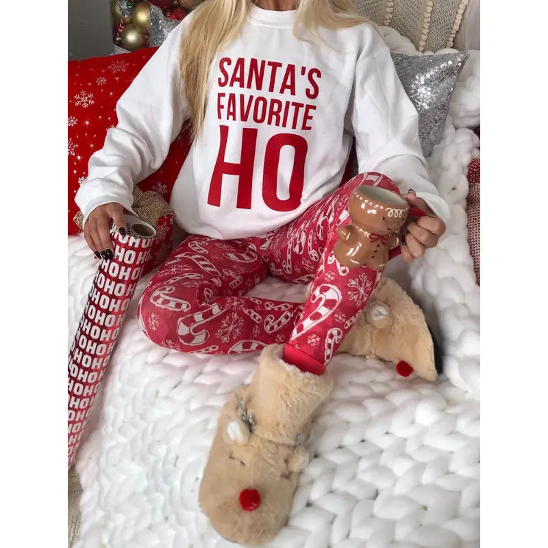 Santa'S Favorite Ho Sweatshirt