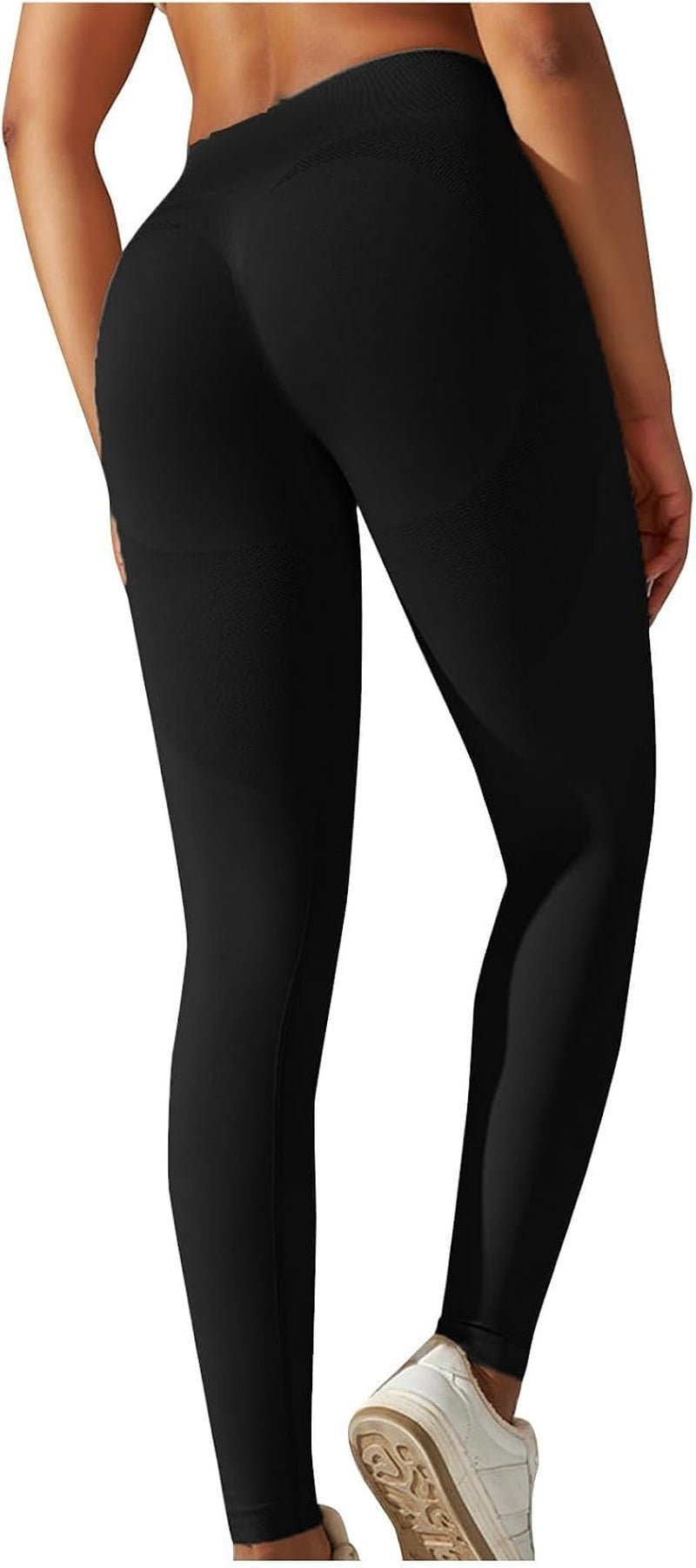 Workout Yoga Pants for Women No See through Leggings Tummy Control Running Cycling Stretch Sporty Pants